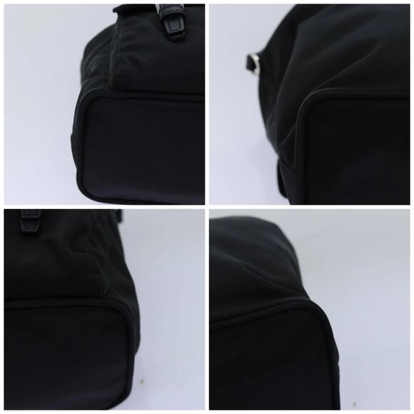 PRADA Chain Shoulder Bag Nylon Black Auth - Picture 16 of 16